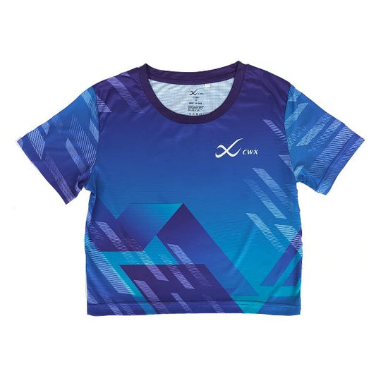 CW-X Outerwear Women เสื้อครอปออกกำลังกาย ผู้หญิง รุ่น IC6187 สีน้ำเงิน (LB)