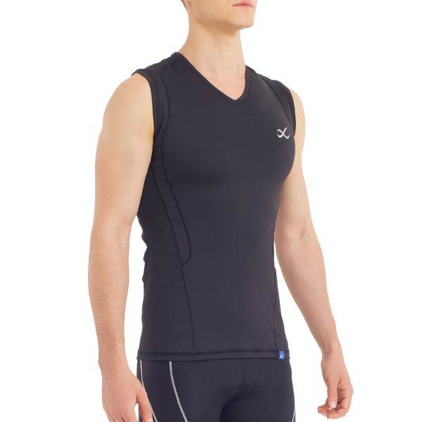 CW-X Jyuryu Top Men เสื้อกระชับกล้ามเนื้อจูริว ผู้ชาย รุ่น IC6270 สีดำ (BL)