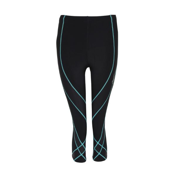 CW-X Pro Compression Tight Women, women's compression pants, model IC9167, blue-green (TU)