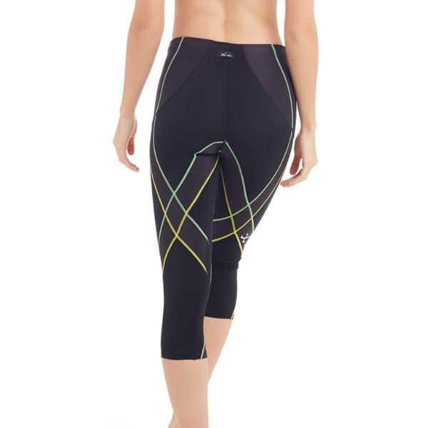 CW-X Generator Compression Tight Women, women's compression pants, model IC916G, green (GR)