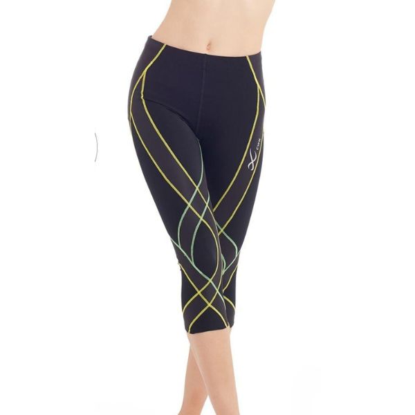 CW-X Generator Compression Tight Women, women's compression pants, model IC916G, green (GR)
