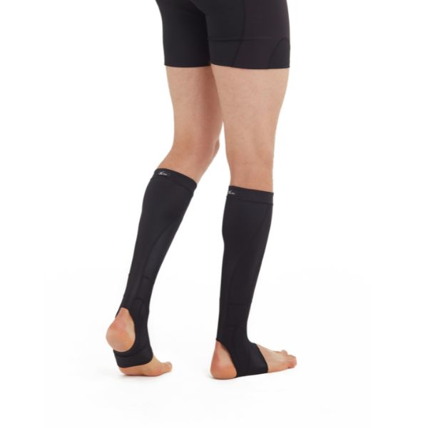 CW-X Calf &amp; Ankle Support Unisex calf and ankle brace. Men and women, model IC3328, black (BL)