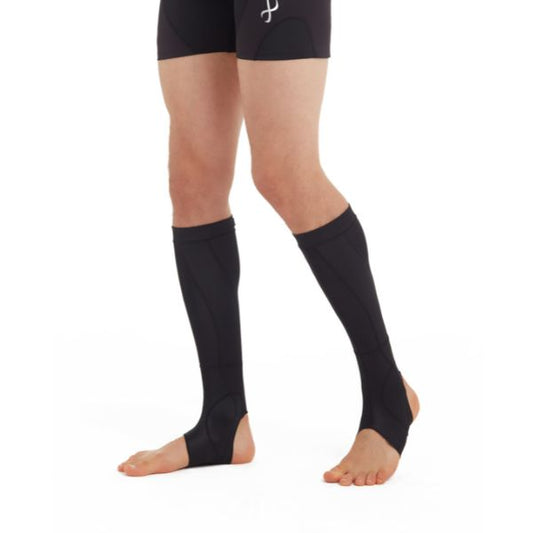CW-X Calf &amp; Ankle Support Unisex calf and ankle brace. Men and women, model IC3328, black (BL)