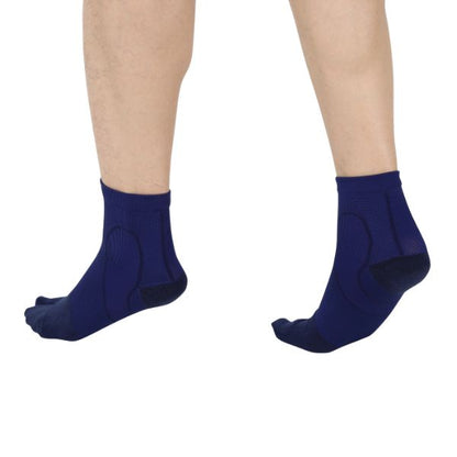 CW-X Socks ถุงเท้าวิ่ง ผู้ชายและผู้หญิง รุ่น IC3398 สีกรมท่า (KO)