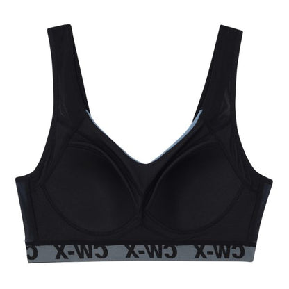 CW-X Sports Bra บราออกกำลังกาย แบบ 3 ตะขอ รุ่น IC4178 สีฟ้าออกน้ำเงิน (LB)