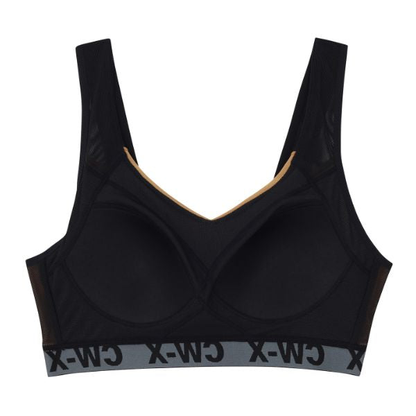 CW-X Sports Bra บราออกกำลังกาย แบบ 3 ตะขอ รุ่น IC4178 สีเหลืองทอง (YG)