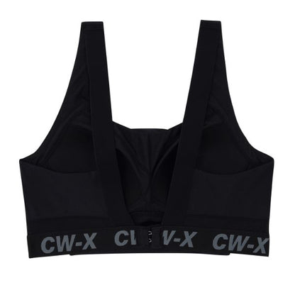 CW-X Sports Bra, exercise bra, 2 hooks, model IC4179, black (BL)