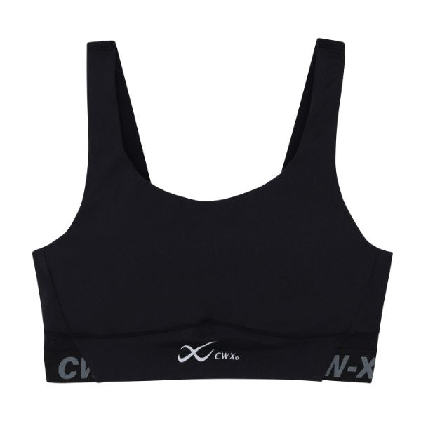 CW-X Sports Bra บราออกกำลังกาย แบบ 2 ตะขอ รุ่น IC4179 สีดำ (BL)