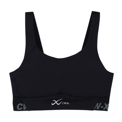 CW-X Sports Bra บราออกกำลังกาย แบบ 2 ตะขอ รุ่น IC4179 สีดำ (BL)