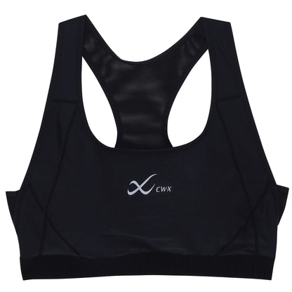CW-X Sports Bra บราออกกำลังกาย แบบสวมหัว รุ่น IC4183 สีดำ (BL)