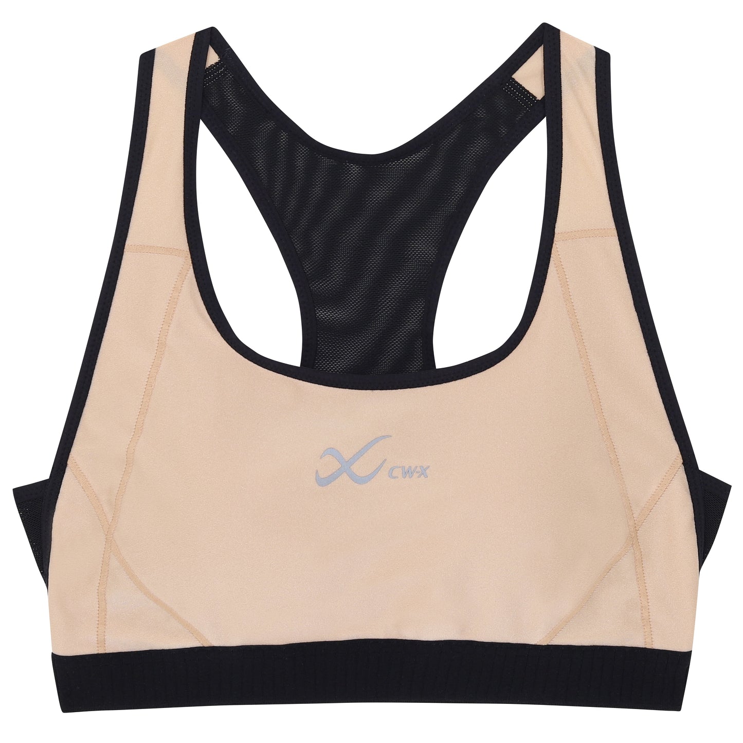 CW-X Sports Bra บราออกกำลังกาย แบบสวมหัว รุ่น IC4183 สีเหลืองไข่ไก่ (CB)