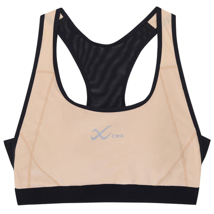 CW-X Sports Bra บราออกกำลังกาย แบบสวมหัว รุ่น IC4183 สีเหลืองไข่ไก่ (CB)