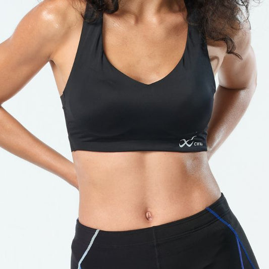 CW-X Sports Bra บราออกกำลังกาย แบบสวมหัว รุ่น IC4184 สี BL