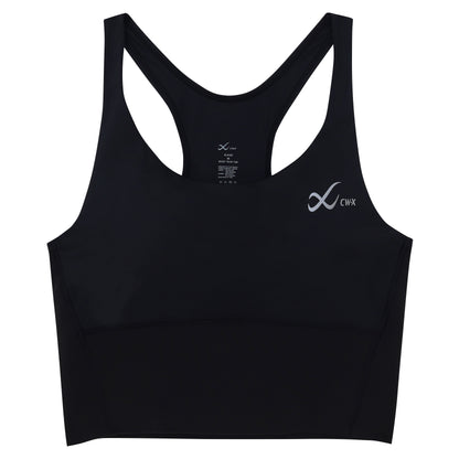 CW-X Sports Bra บราออกกำลังกาย แบบสวมหัว รุ่น IC4187 สีดำ (BL)