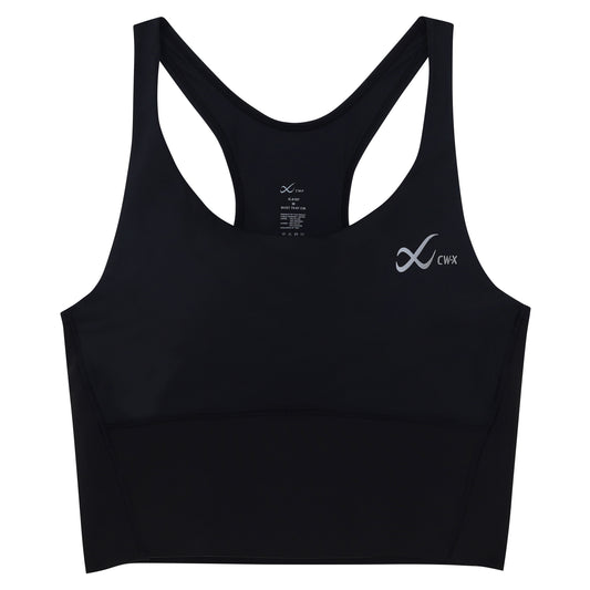 CW-X Sports Bra บราออกกำลังกาย แบบสวมหัว รุ่น IC4187 สีดำ (BL)
