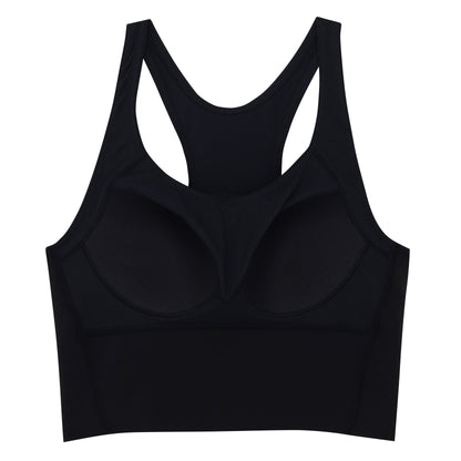 CW-X Sports Bra บราออกกำลังกาย แบบสวมหัว รุ่น IC4187 สีดำ (BL)