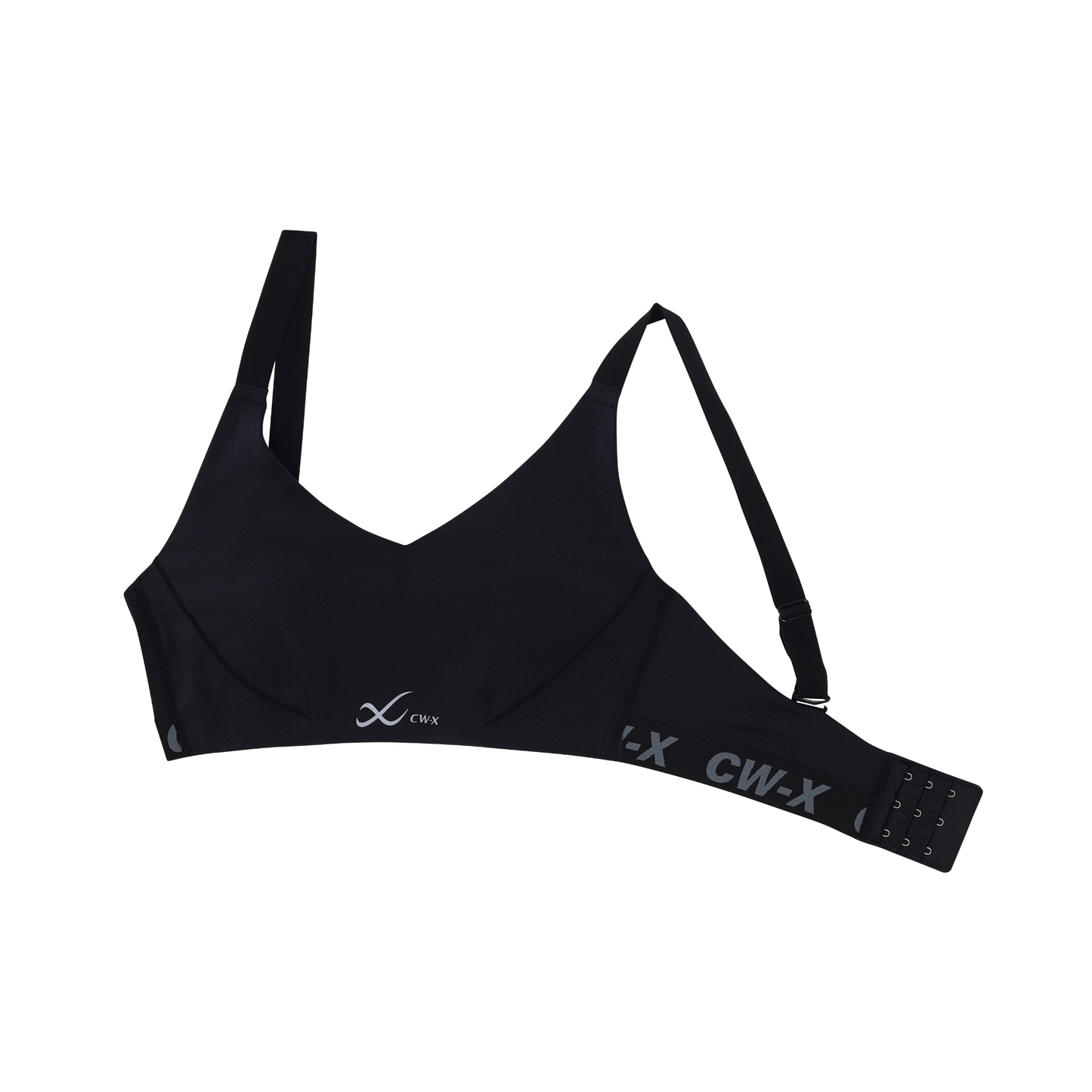 CW-X Sports Bra บราออกกำลังกาย แบบสวมหัว รุ่น IC4188 สีดำ (BL)