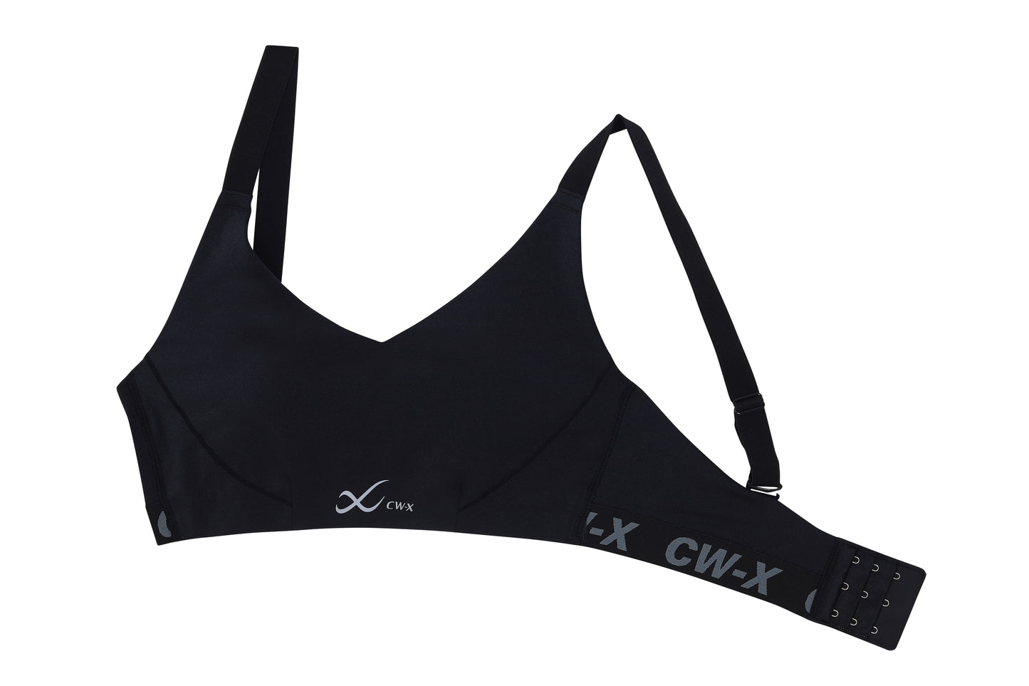 CW-X Sports Bra บราออกกำลังกาย แบบสวมหัว รุ่น IC4188 สีดำ (BL)