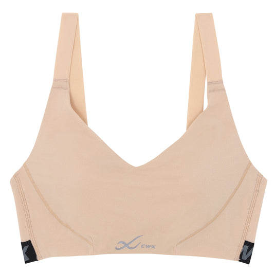 CW-X Sports Bra บราออกกำลังกาย แบบสวมหัว รุ่น IC4188 สีเหลืองไข่ไก่ (CB)