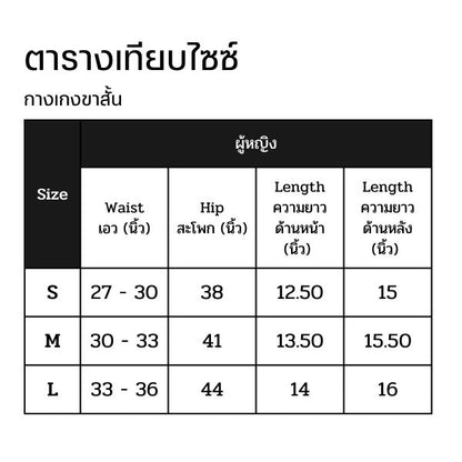 CW-X Outer Short Women กางเกงวิ่งขาสั้น ผู้หญิง รุ่น IC5101 สีดำเหลือง (GR)