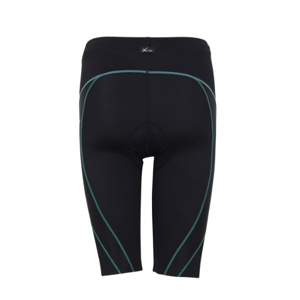 CW-X Stabilyx Ventilator Tri-Shorts Compression Tight Women กางเกงกระชับกล้ามเนื้อ ผู้หญิง รุ่น IC915T สีฟ้าออกเขียว (TQ)