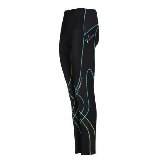 CW-X Stabilyx Compression Tight Women, women's compression pants, model IC9195, blue-green (TU)