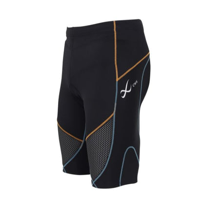 CW-X Stabilyx Ventilator Tri-Shorts Compression Tight Men, men's compression pants, model IC925T, blue-green (TQ)